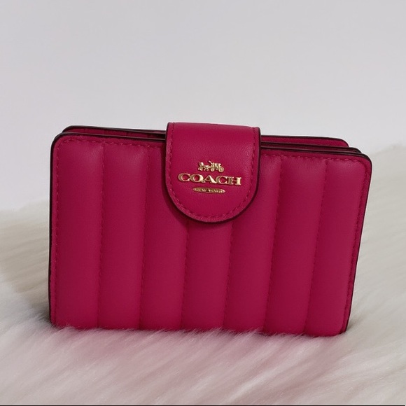 NWT💃Coach Medium Corner Zip Wallet With Quilting - Picture 2 of 7